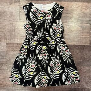 Gymboree Tropical Floral Girls Dress Size 5 Vacation Summer 100% Cotton